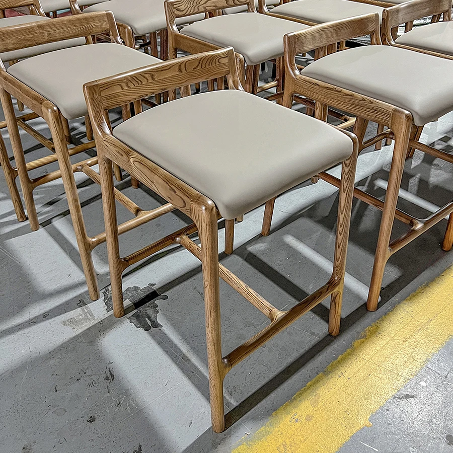 Bistro Cafe Home Hotel Tall Counter Stool Furniture 30 inches high PU leather stools bar chairs sillas de bar