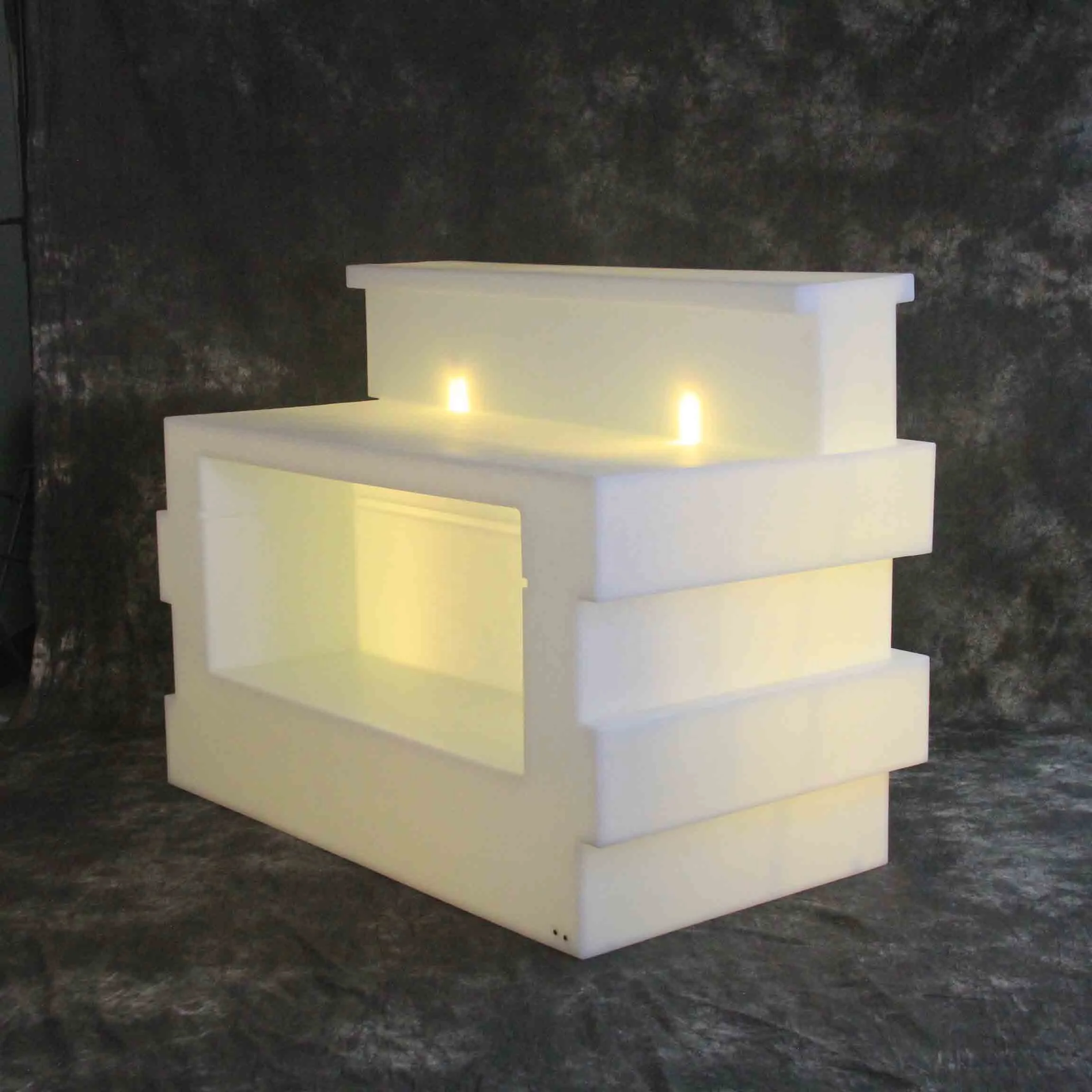 Led Bar Ktv Bar Counter Plastic Material High Quality Lighting Bar Counter