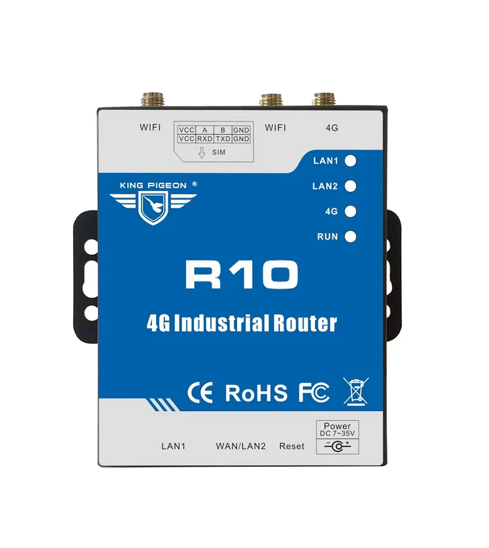 Modbus Master Slave 1LAN 1WAN 1Wi-Fi порт промышленный 4G Lte маршрутизатор R10 (2,0)