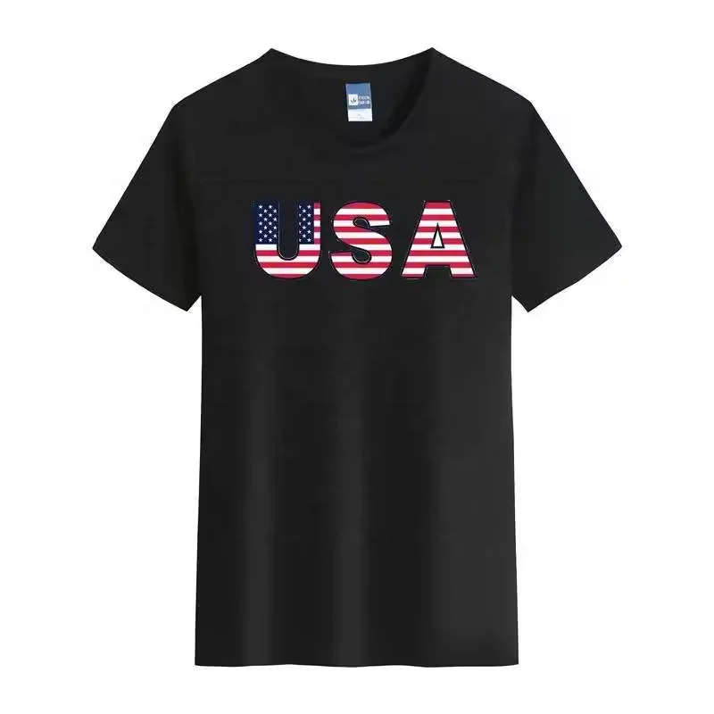 Customized 100% Cotton Short Sleeved 2024 Make American Great Again Take American Back T Shirt for USA Presidential Campaign