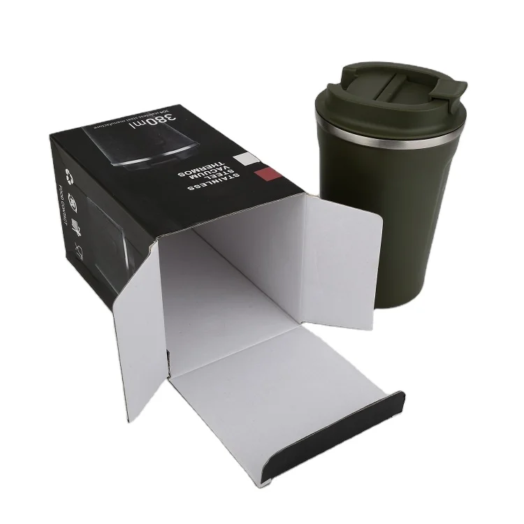 Jinayon Color Printing Corrugated Paper Boxes Thermos Bottle Cup Set Gift Box Packaging With Custom Logo Paper Packing Paper Packing