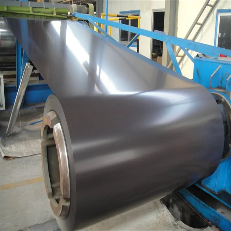 600 mm Width All Ral Colors Hard Material Glossy or Matt Surface PE PVDF Paint 0.5~0.8 mm PPGI Steel Coil Supplie