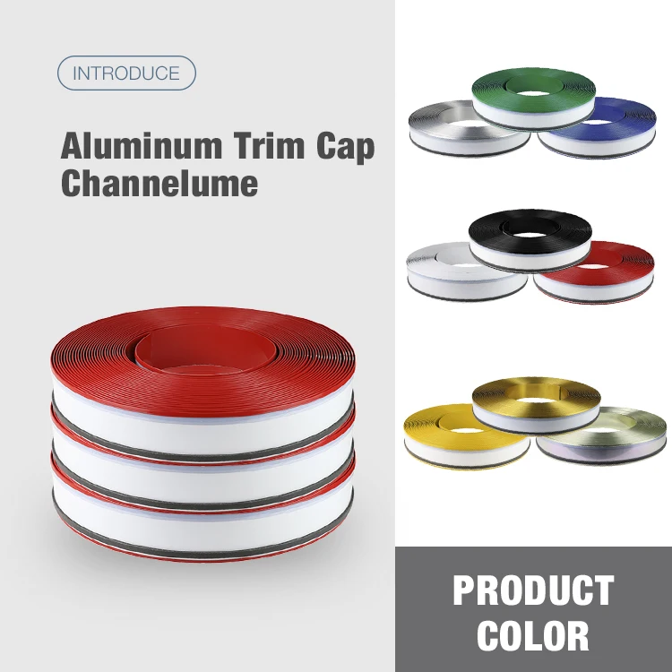 Hot selling Red Color 0.5mm Thickness Channelume with Edge Rolls for Channel Letter