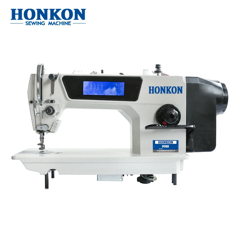 High Speed Fully Automatic Computer Lockstitch Sewing Machine HK-9988-D3 the Latest Industrial Touch Screen Models DBX1 9#-14#