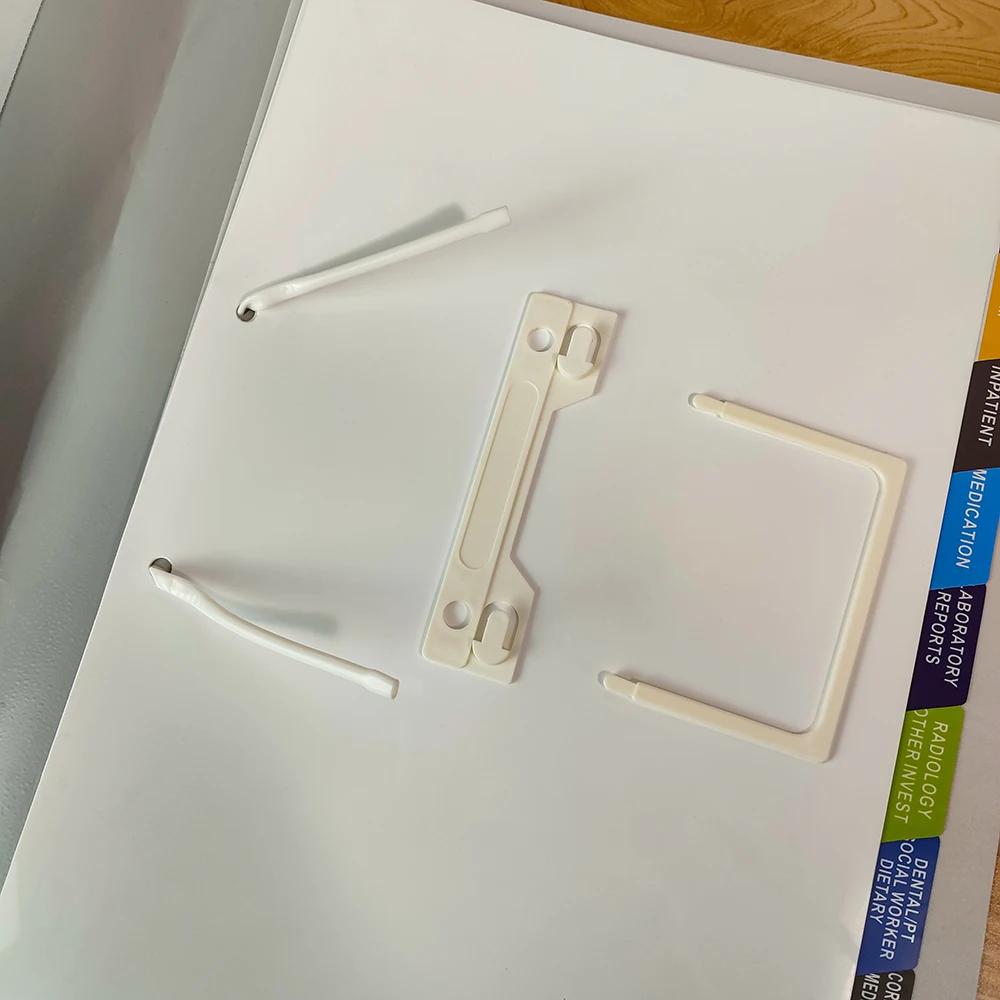 
Plastic medical clip file album office stationery customized plastic pp file folder for Medical hospital With U Clip Fastener 