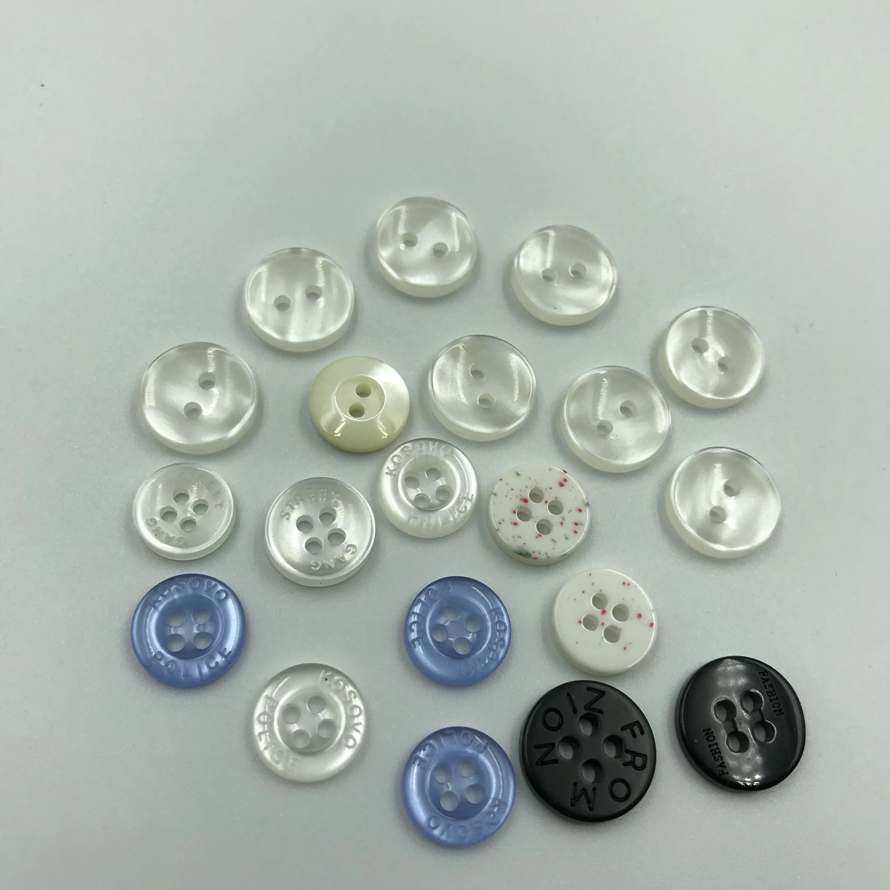 Круглая пуговица для рубашки, белая жемчужная пуговица для аксессуаров для одежды