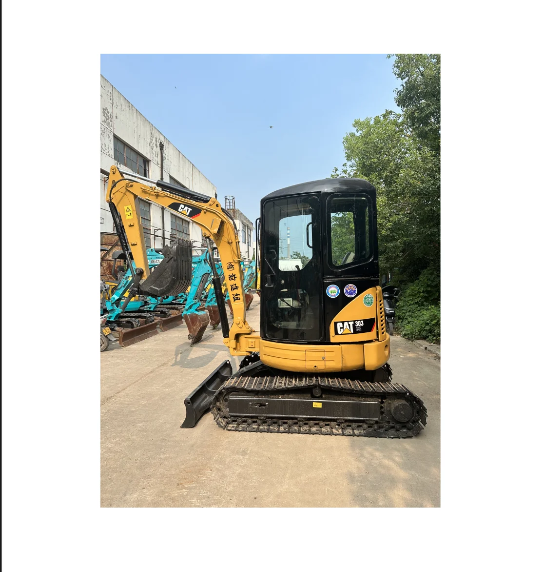Excellent Condition caterpillar Cat303 3 ton Used mini Excavator for sale