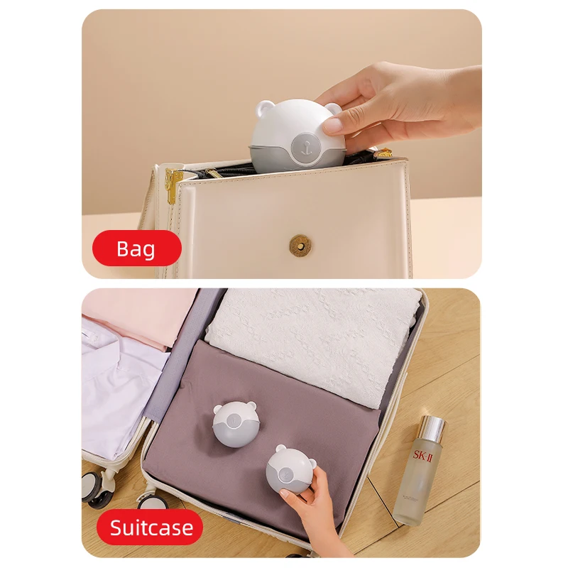 Bear Shape Manual Lint Sticking  PP Handle Hair Removal Device for Pet Hair Cleaning Material for Cloth Usage