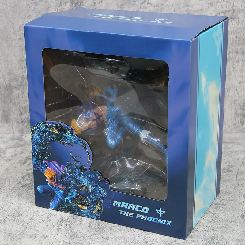 One-pieced GK hand do white beard thief group flying Marco not dead bird animation model statue decoration wholesale