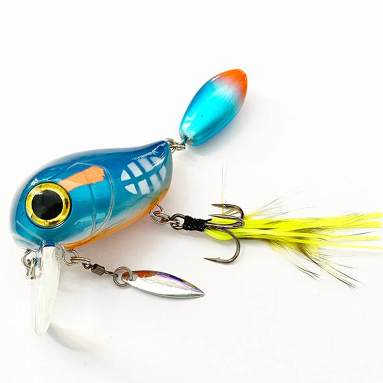 Topwater Lure SA40 CRANK 40mm+20mm  8g 10 Colors Floating Lure Bass Pike Wobblers Crankbait