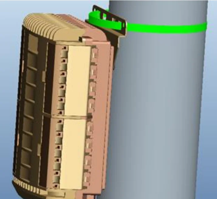 Fiber Optic Splice Closure, Drop Cable and PLC Splitter, Cajas Nap de Distribucion Fibra Optica