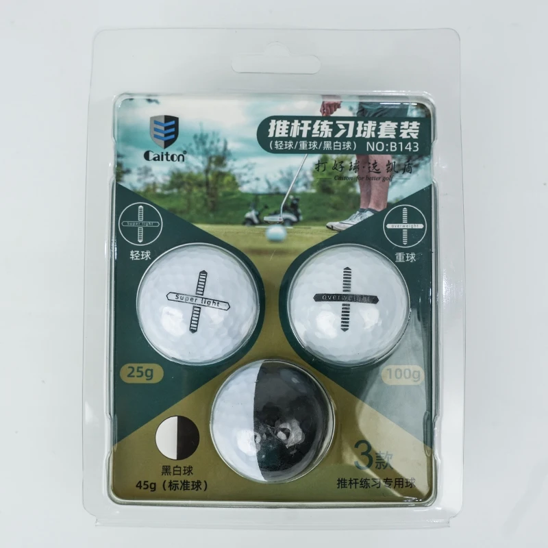 Caiton High Quality Wholesale  Surlyn Golf Putter Practice Balls Practice Golf Ball Golf Putters And Balls