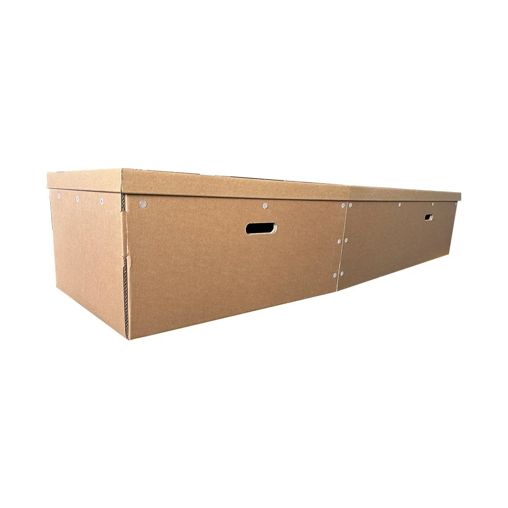 European Style Fordable Cardboard Coffins Adult Caskets Urns for Funeral Homes for Cremation of Human Ashes Made from Wood Paper