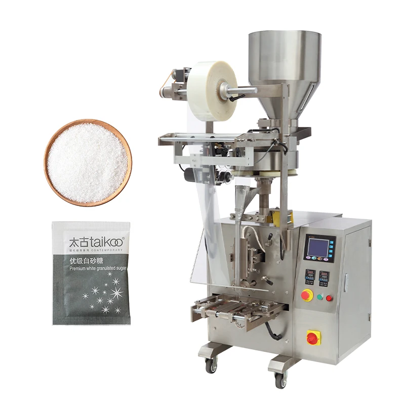 Automatic smalls pouch back sealing marshmallow caramel peanut brittle candy packaging machine