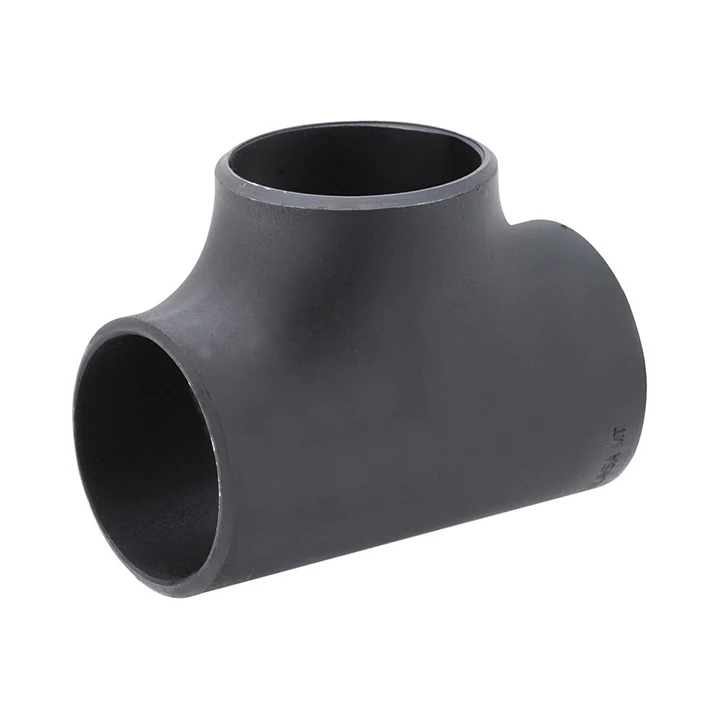 Stainless Steel Large Size Pipe Fittings Reducing Tee  Butt Welded Steel Tee