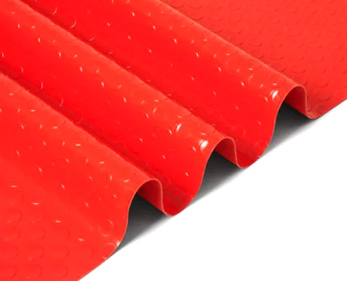 Black Wearable Coin Grip Anti Slip Pvc Flooring Garage Floor Mat For Warehouse