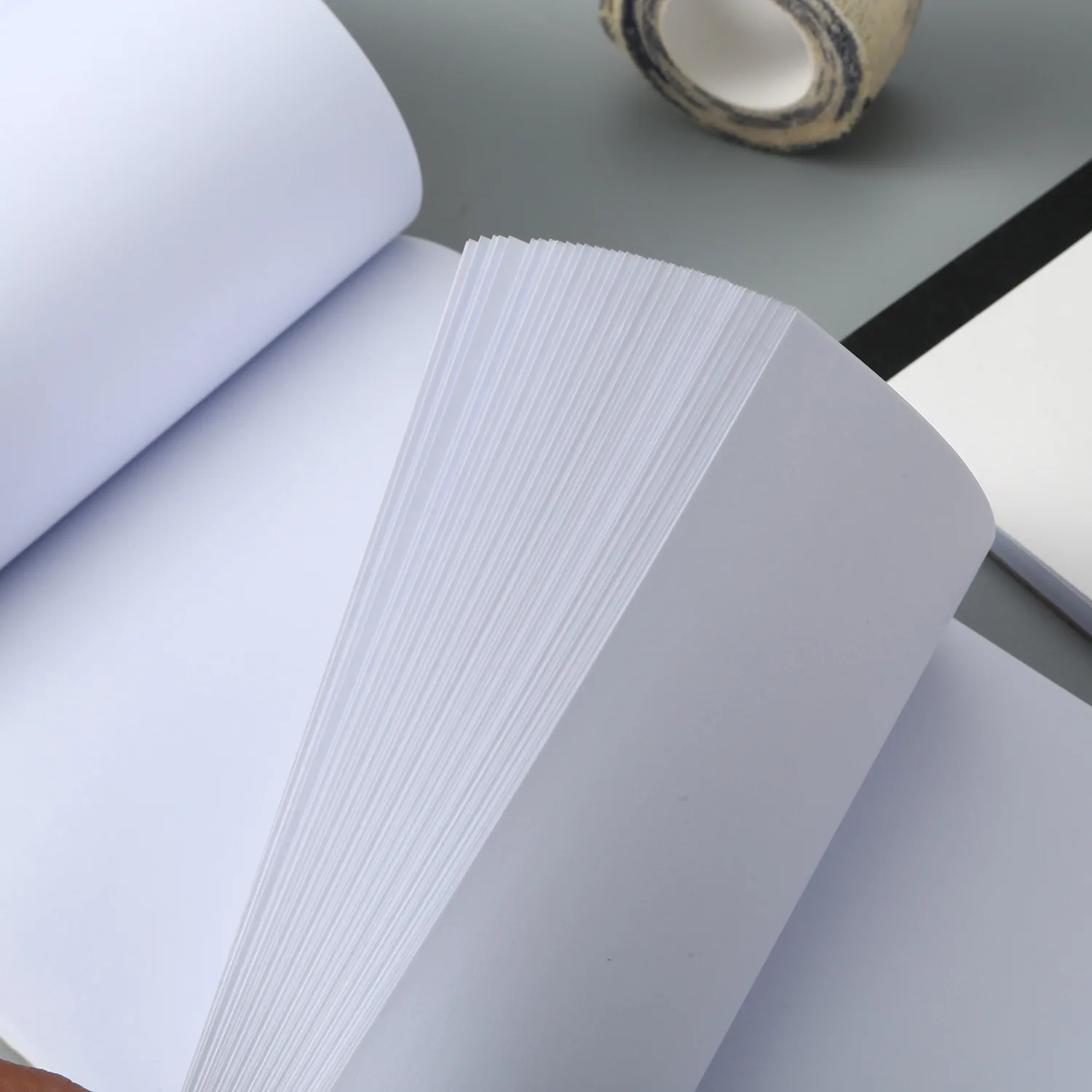 Simple Thickened A3 Spiral Note Book Student Exercise and Business Draft Thermal Binding Paper Cover Manufacturer Direct