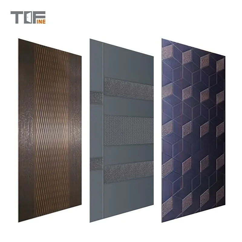 American Steel Doors Panel Security Metal Interior Swing Knock-down Frame 6 Panel Steel Panel Door