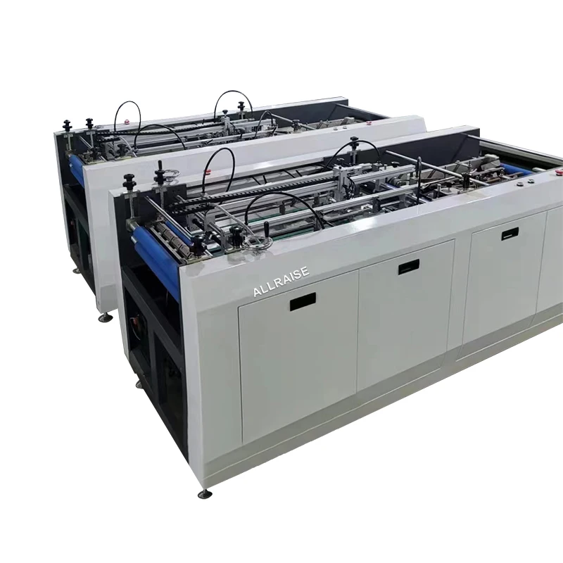 Automatic Hardcover Case 4 Edge Wrapping Forming Machine Box Cover Leather Four Sides Fold Folding Machine
