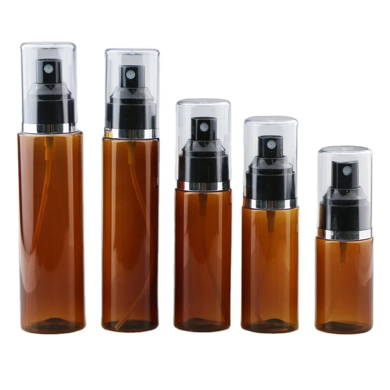 30ml 40ml 50ml 60ml 80ml 100ml OEM PETG PCR plastic cosmetic fine body mist spray bottle