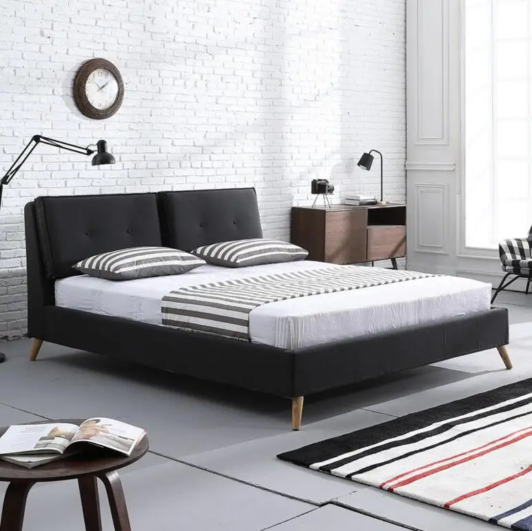 Wholesale Home Bedroom Furniture Cheap Latest Wooden Modern Designs Queen and King Size Bed Frames