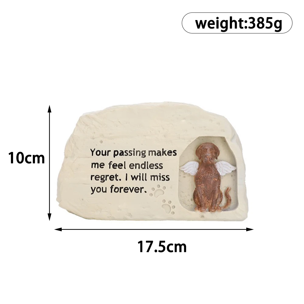 High quality pet urn Funerary memorial Products Resin crafts Memorial gravestone