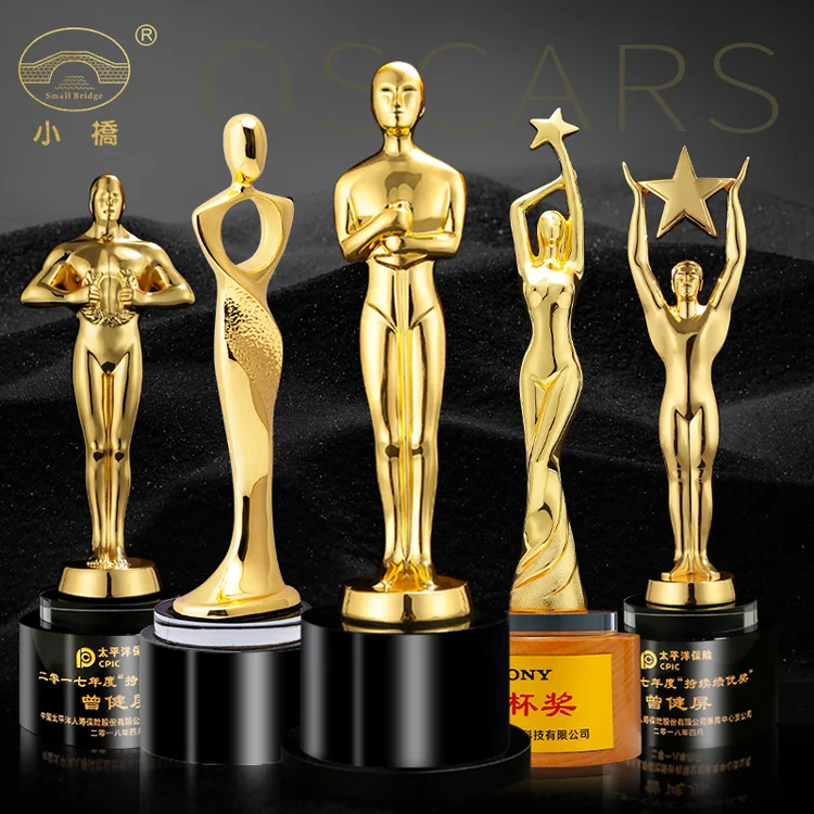 Various design custom crystal metal trophy sport award wholesale