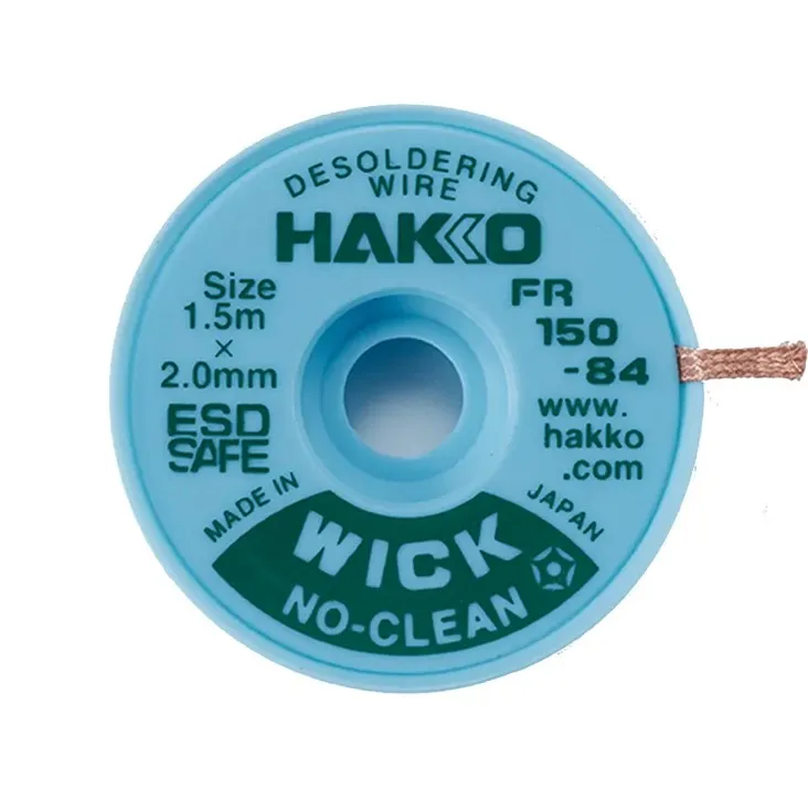 No Clean Wick Easy To Use Desoldering Braid  FR-150 Solder Wick ORIGINAL Halogen Free FR150 ESD Safe RoHS Compliant