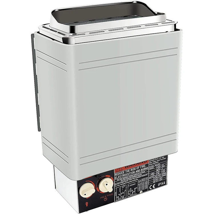 Electric Sauna Heater Sauna Stove Dry Steam Bath with Internal Controller Spa Shower for Home Hotel Stainless Steel Sauna Room