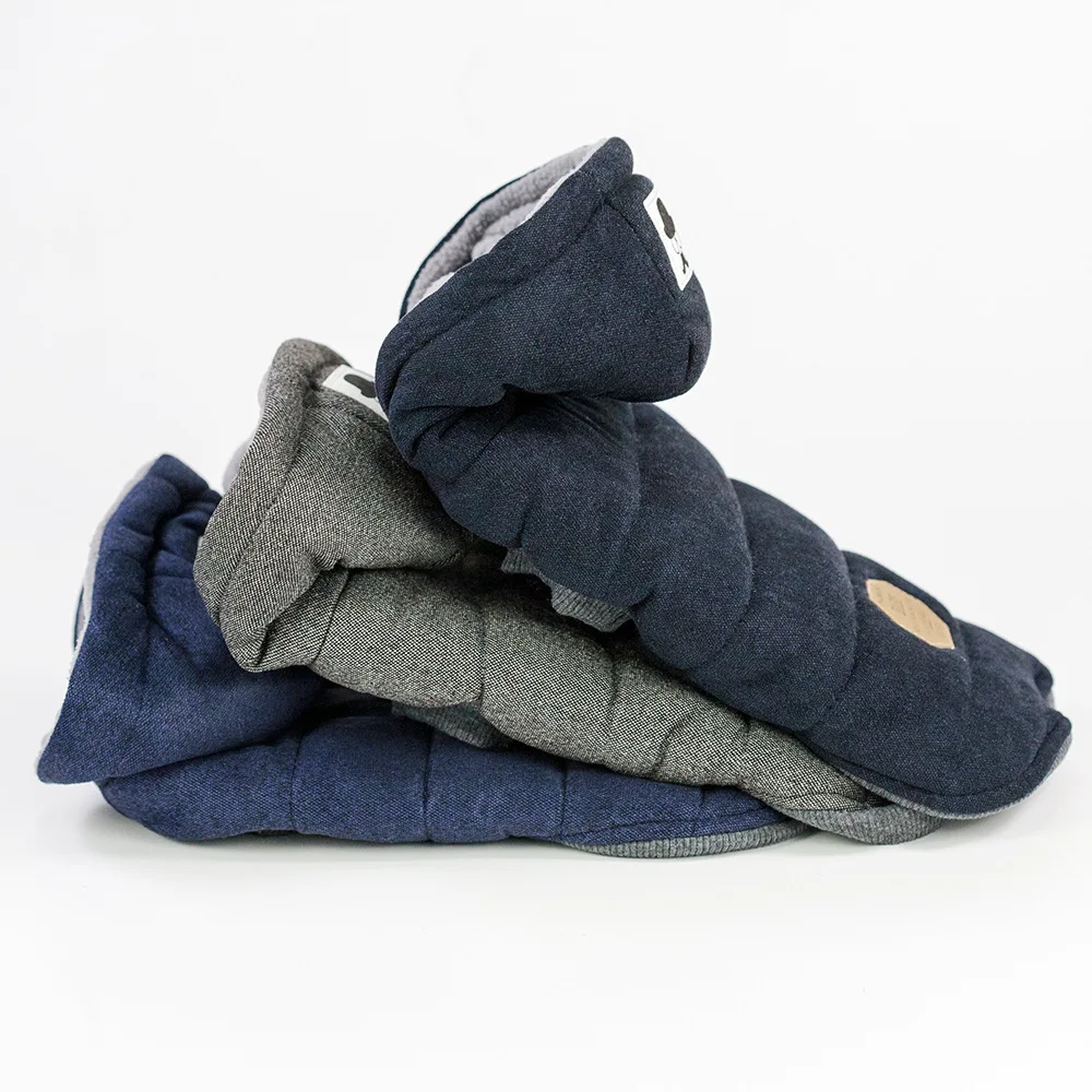 dog clothes autumn winter European and American manufacturers moustache two legs cotton-padded clothes