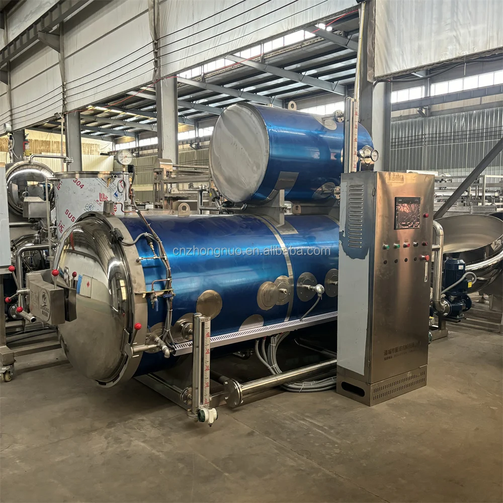 Professional Industrial Sterilization Retort Machine Autoclave For Metal Can Glass Jar Plastic Tray or Pouch food