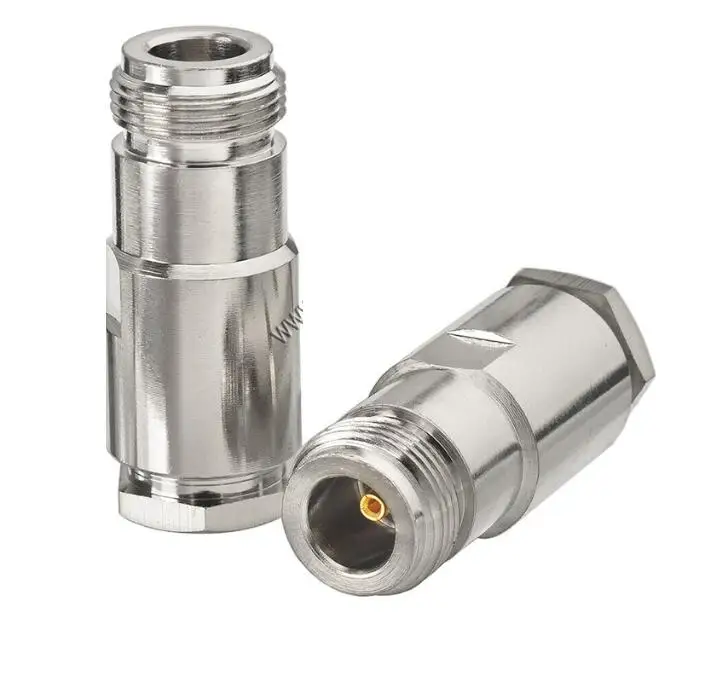 Waterproof N Jack Crimp Adapter N Type Female Connector For LMR300 5D-FB RF-7 RG6 Cable