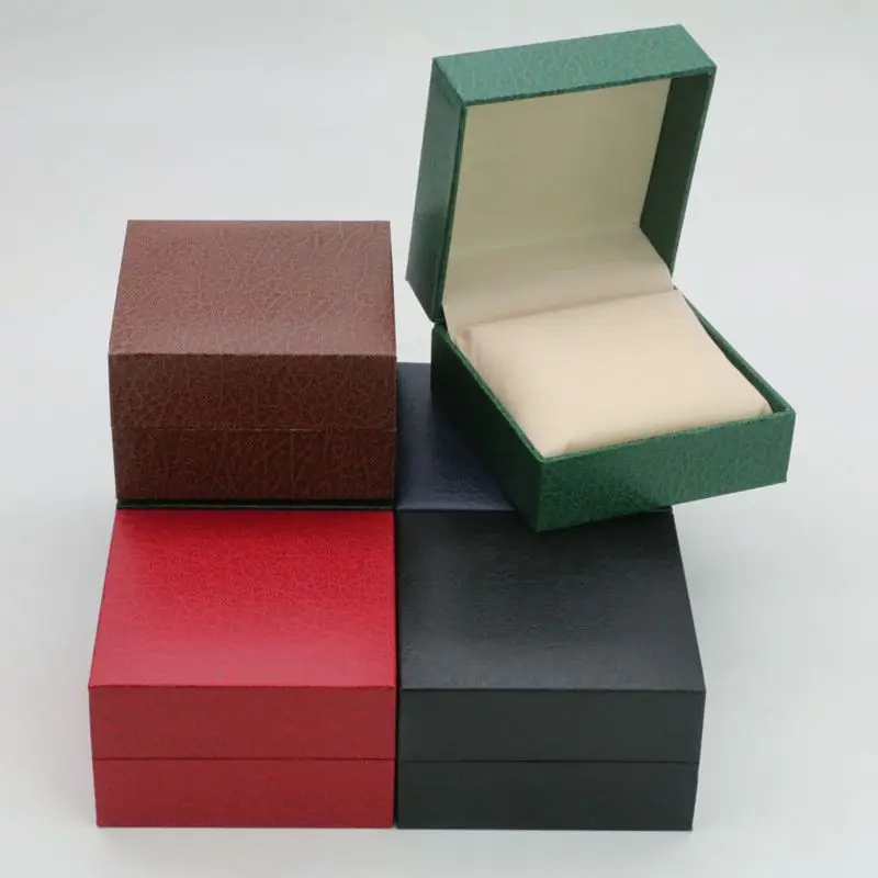 High Quality PU leather Watch Boxes Package For Men Watches and Lady Watches Holder Present Case Display Durable Gift Boxes