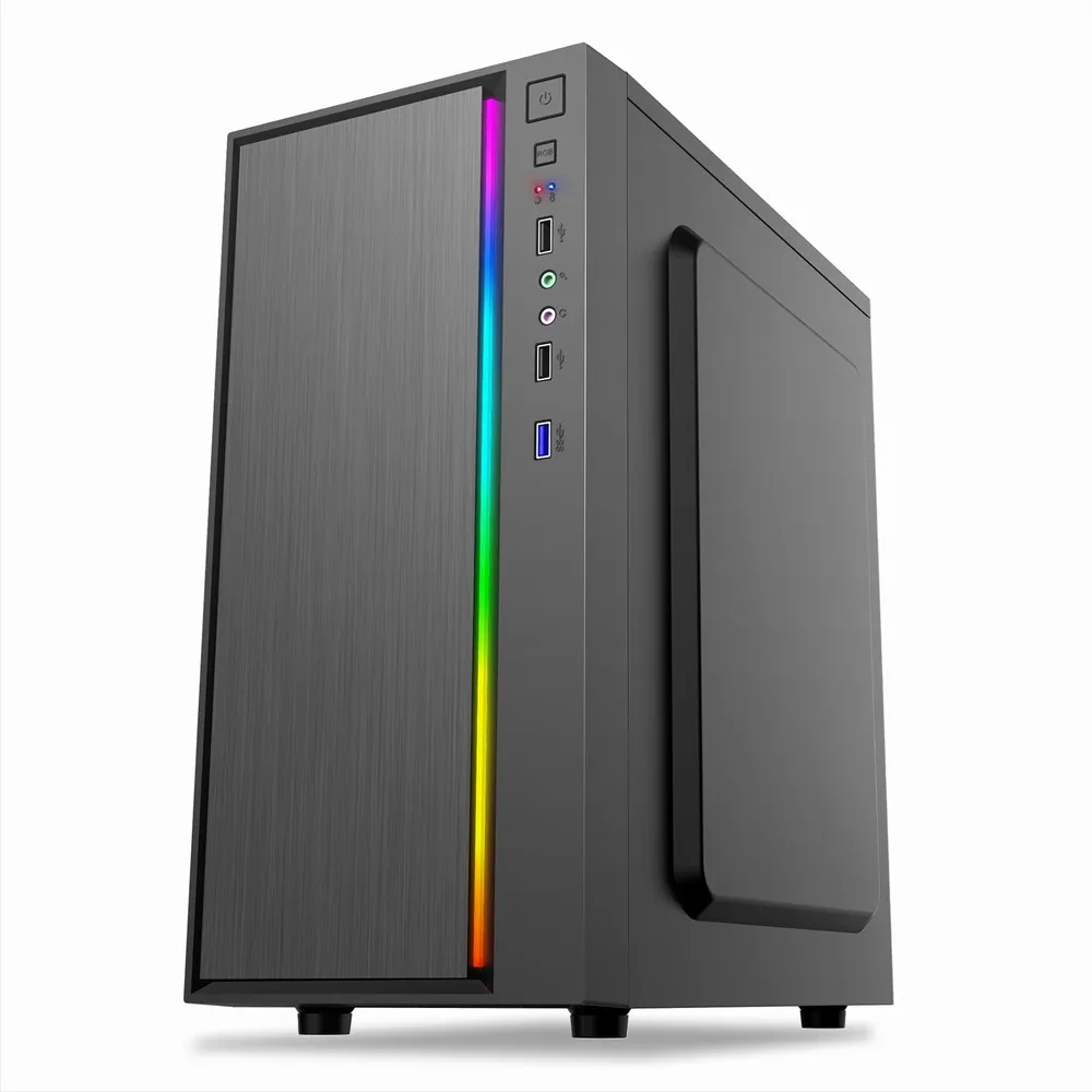 Factory Price Computer Cases & Towers Rgb Light Skmcii007 Gaming Pc Case