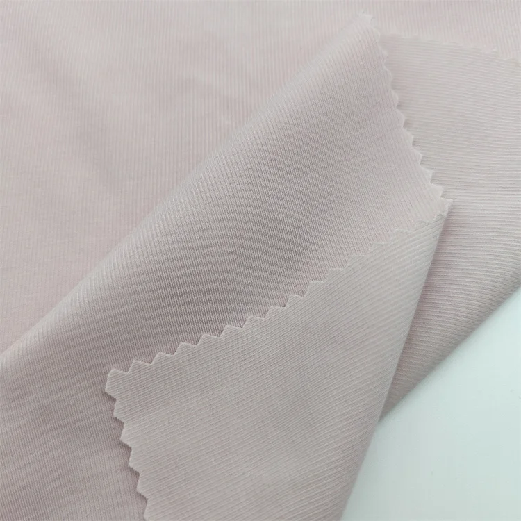 Latest Hot Design Style Factory Price 100% Heavy Thick And Warm Fine 176Gsm Nylon Cotton Spandex Jersey Fabric