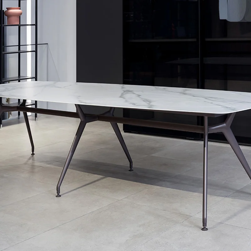 BKX italian style dining room furniture dinning table set marble dinning table and chair set