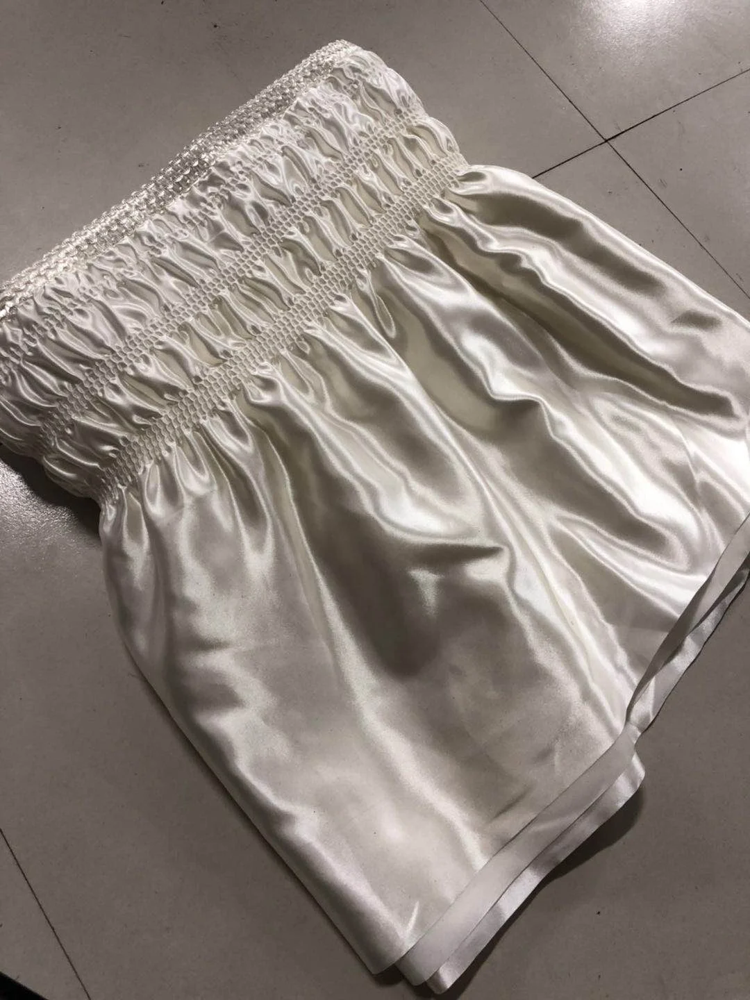 China manufacturer high quality satin coffin drapery decoration coffin  interiors casket lining