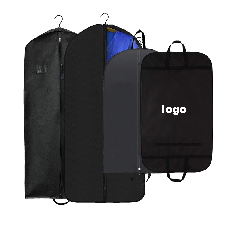 
Custom Wedding Dress Long Travel Foldable Lightweight Garment Suit Bag Not Woven 