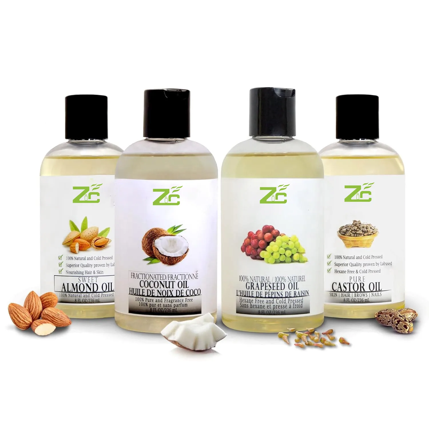 Bulk Factory Wholesale 100% Pure Organic Jojoba Coconut Castor Grapeseed Almond Oil Carrier Oil 100ml Aromatherapy Skin Care
