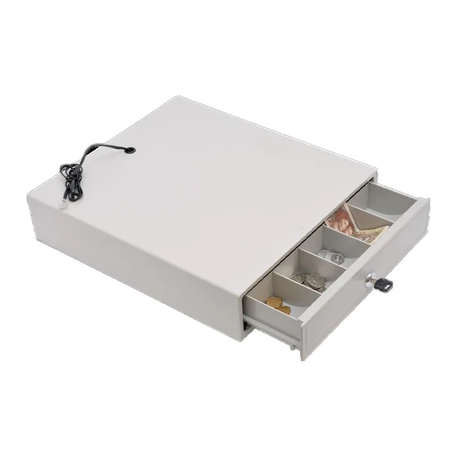 smart pos cash register parts cash drawer pos metal cashbox with metal clip