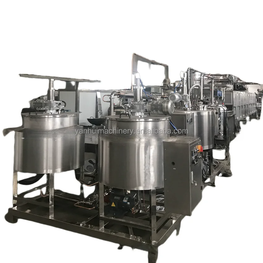 Fully automatic candy molding machinery candy depositing machine Multi-colloid candy machine