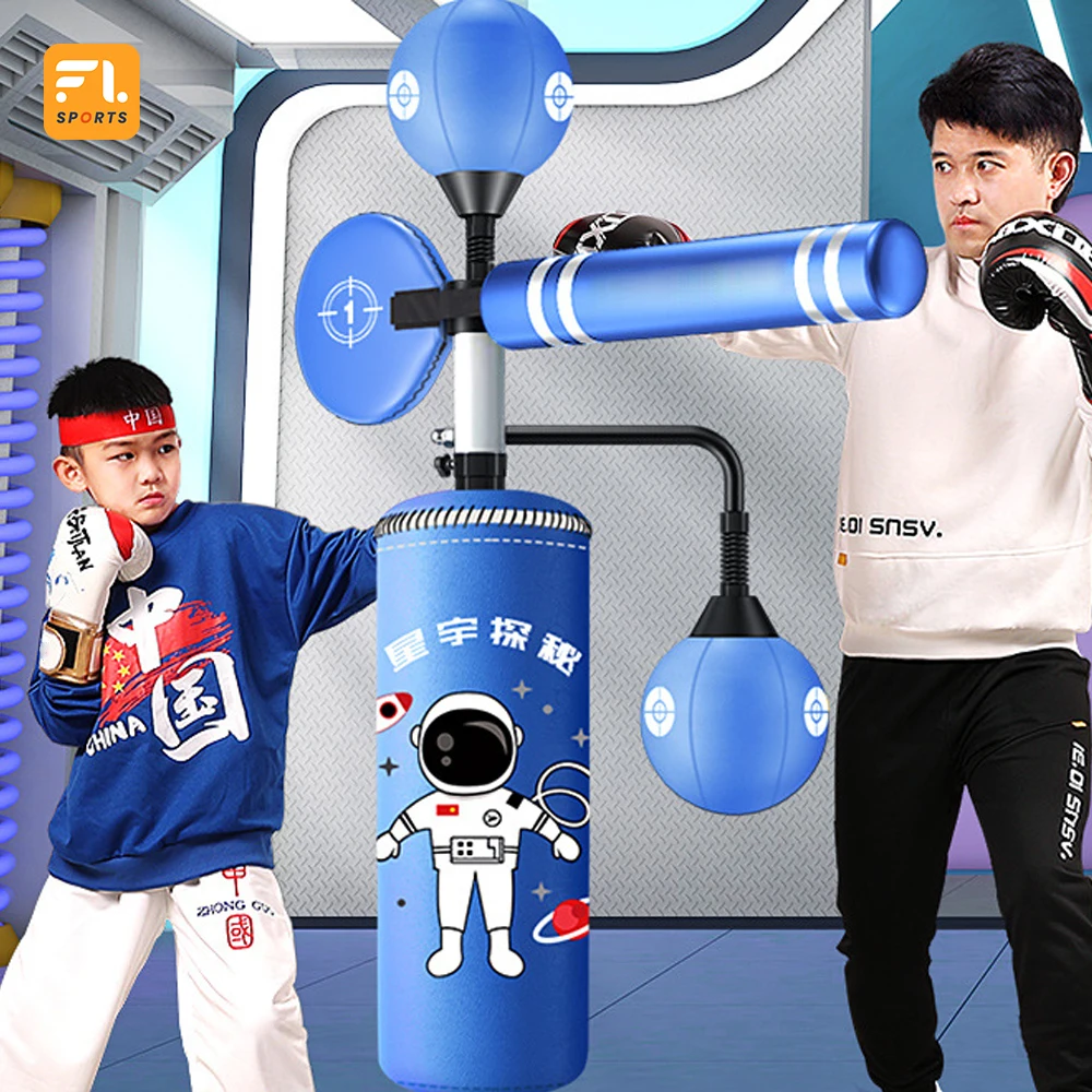 FULI 2023 newest Professional Boxing Equipment Heavy Free Standing Boxing Training Punching Bag Standing With Speed Ball