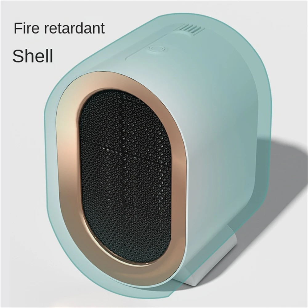 knob control air electric heater fan mini portable handle PTC stents low noise portable small space heaters