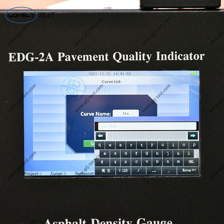 Buy Electrical Touch Screen Electronics asphalt non nuclear density meter depth gauge