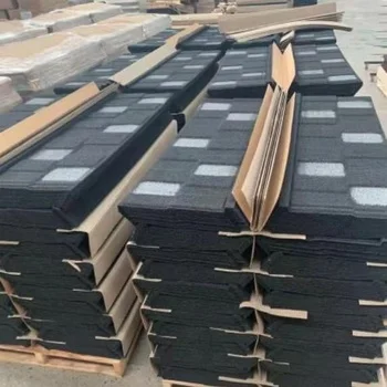 USA standards with factory prices Stone coated roofing solution on big selling Metal roofing shingle