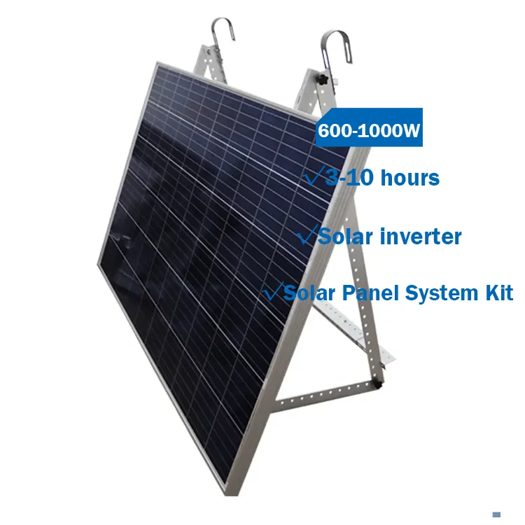 Complete 600w 800w 1000w Solar Panel Smart Solar Tracker Kit Home Solar Balcony Solar Panel System Kit