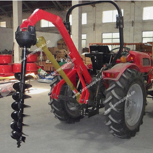 Tractor 3Point hitch mounted Pto Post hole digger/farm Tillage equipment tree hole digger