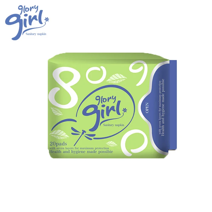Super Large Overnight Absorption Breathable Organic Cotton Pad for Menstrual Period