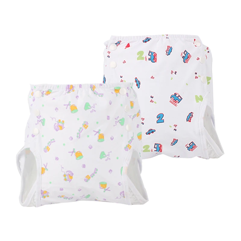 Wholesale price cotton baby diaper pants reusable nappies washable cloth diapers pant