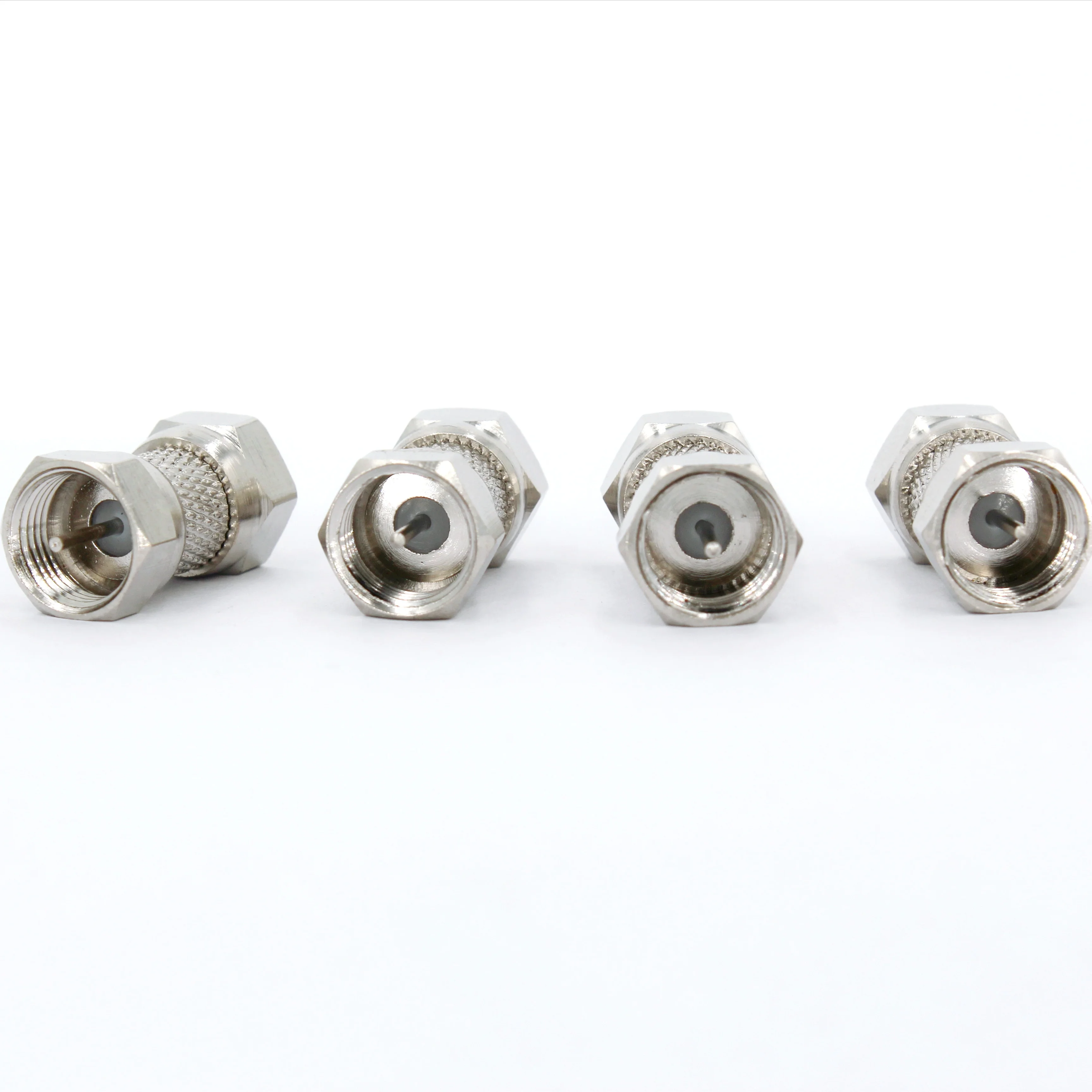 RF coaxial F male to male connector adapter RF connector & adapters F waterproof cable connector